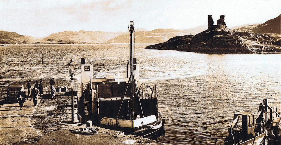The ferry in the harbour